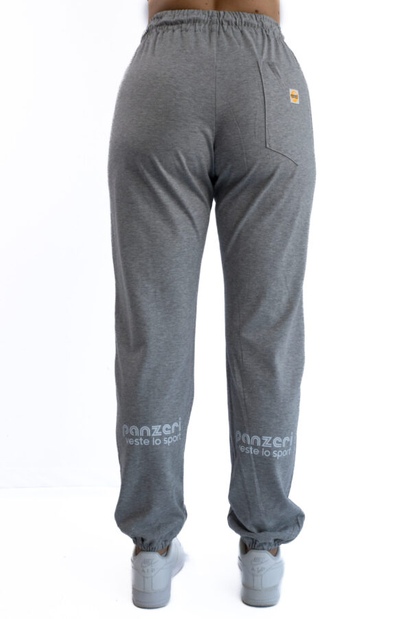 Jogging Femme - Uni H - Gris Chiné / Blanc – Image 3