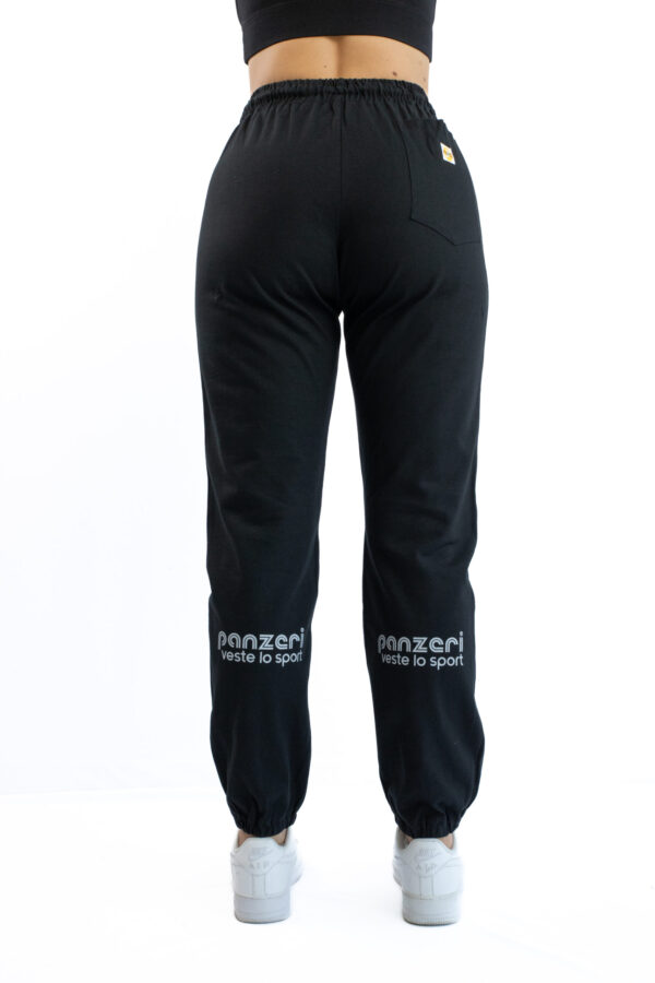 Jogging Femme - Uni H - Noir / Argent – Image 5