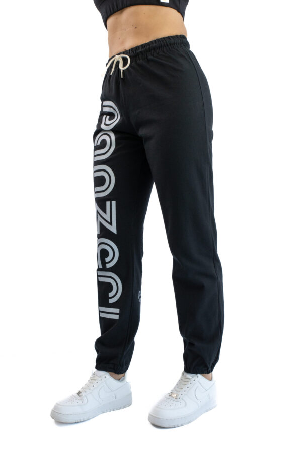 Jogging Femme - Uni H - Noir / Argent – Image 3