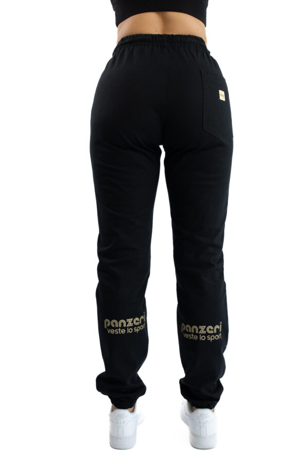 Jogging Femme - Uni H - Noir / Or – Image 5