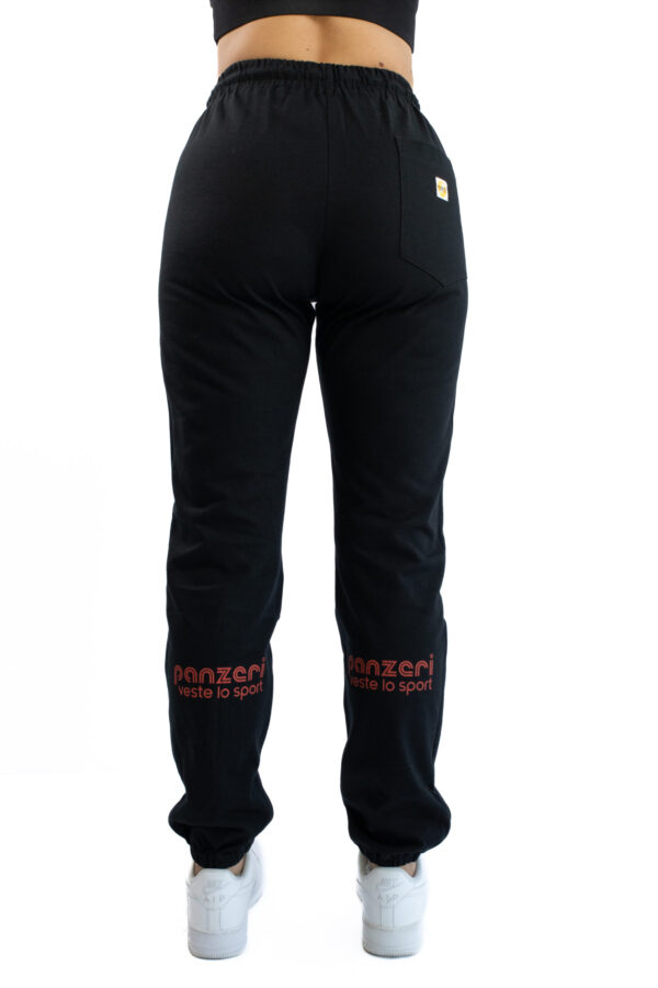 Jogging Femme - Uni H - Noir / Rouge – Image 5