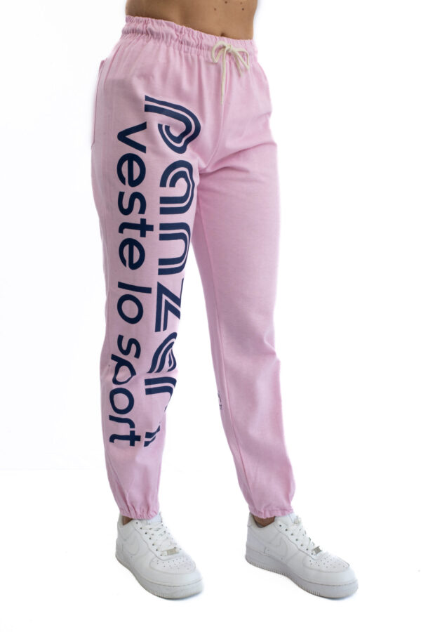 Jogging Femme - Uni H - Rose / Bleu Marine