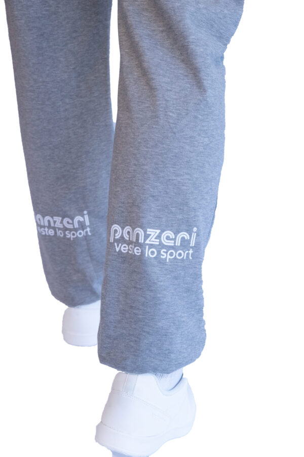 Jogging Homme - Uni H - Gris Chiné / Blanc – Image 6