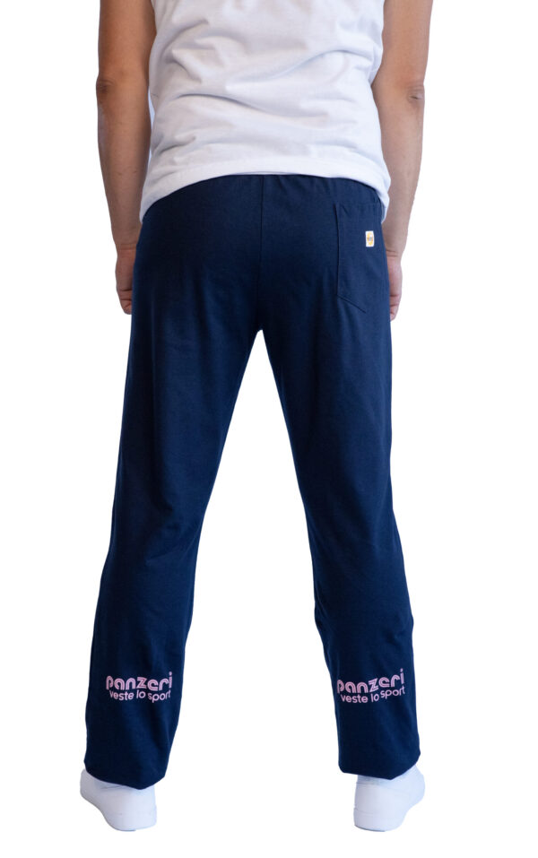 Jogging Homme - Uni H - Bleu Marine / Rose – Image 4