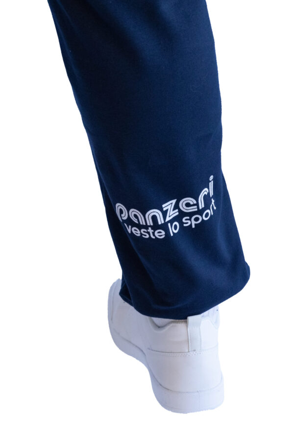 Jogging Homme - Uni H - Bleu Marine / Blanc – Image 6