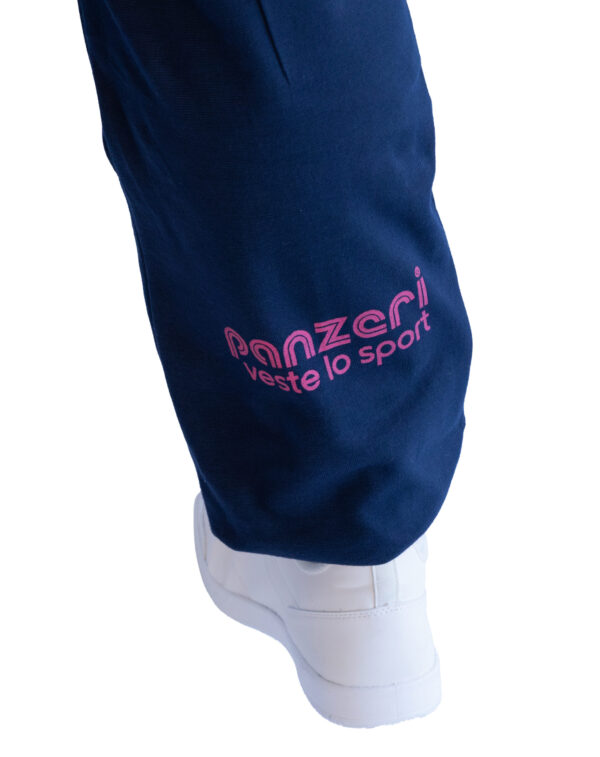 Jogging Homme - Uni H - Bleu Marine / Fuchsia – Image 6