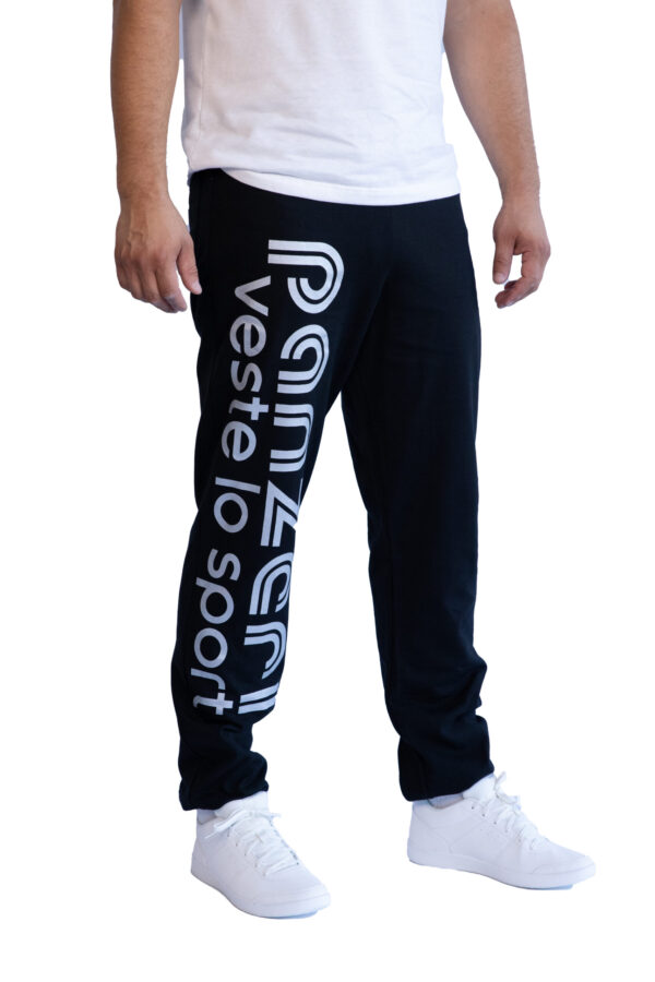 Jogging Homme - Uni H - Noir / Argent