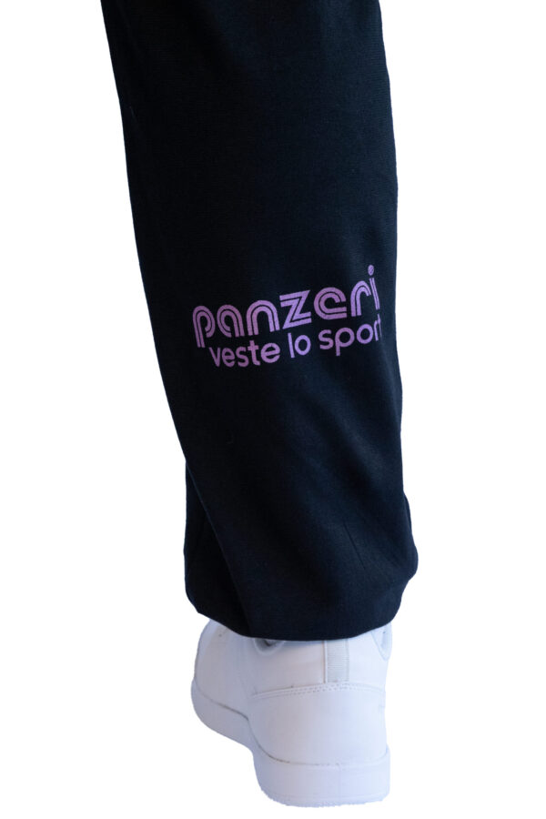 Jogging Homme - Uni H - Noir / Fuchsia Nacré – Image 5