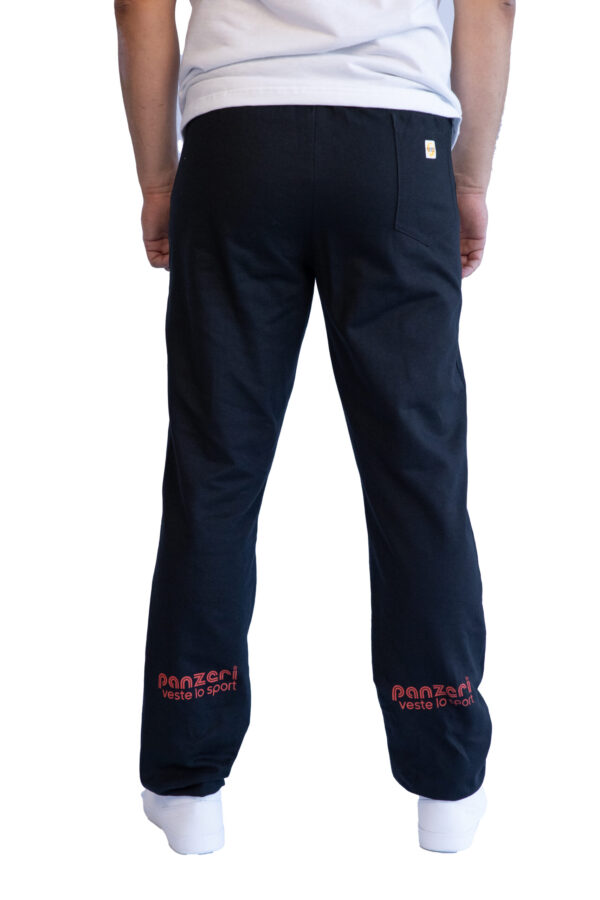 Jogging Homme - Uni H - Noir / Rouge – Image 4
