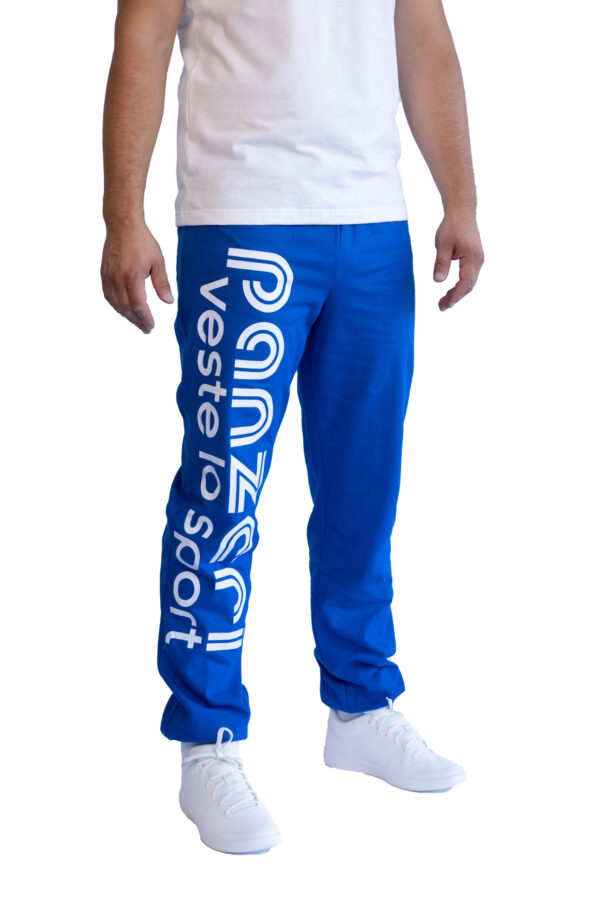 Jogging Homme - Uni H - Bleu Roi / Blanc
