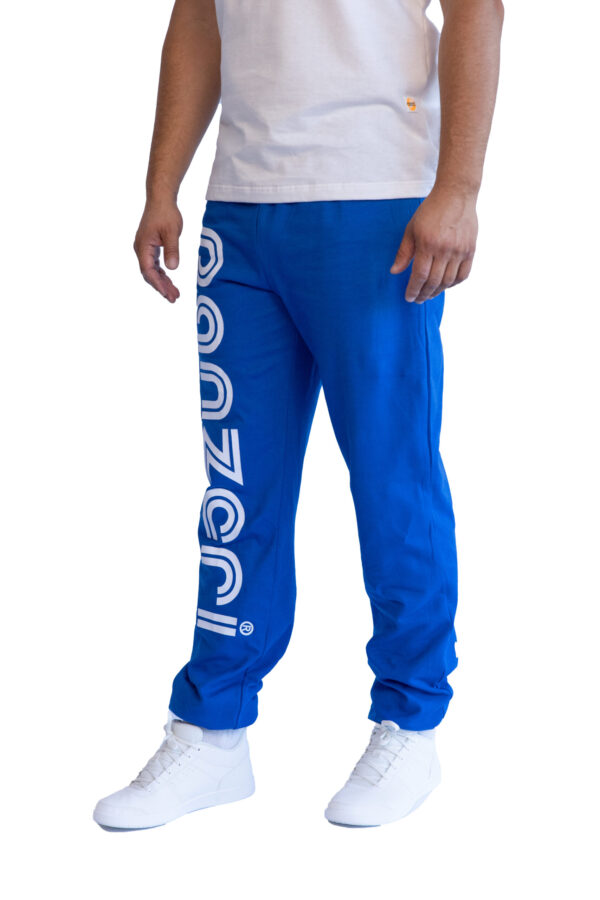 Jogging Homme - Uni H - Bleu Roi / Blanc – Image 3