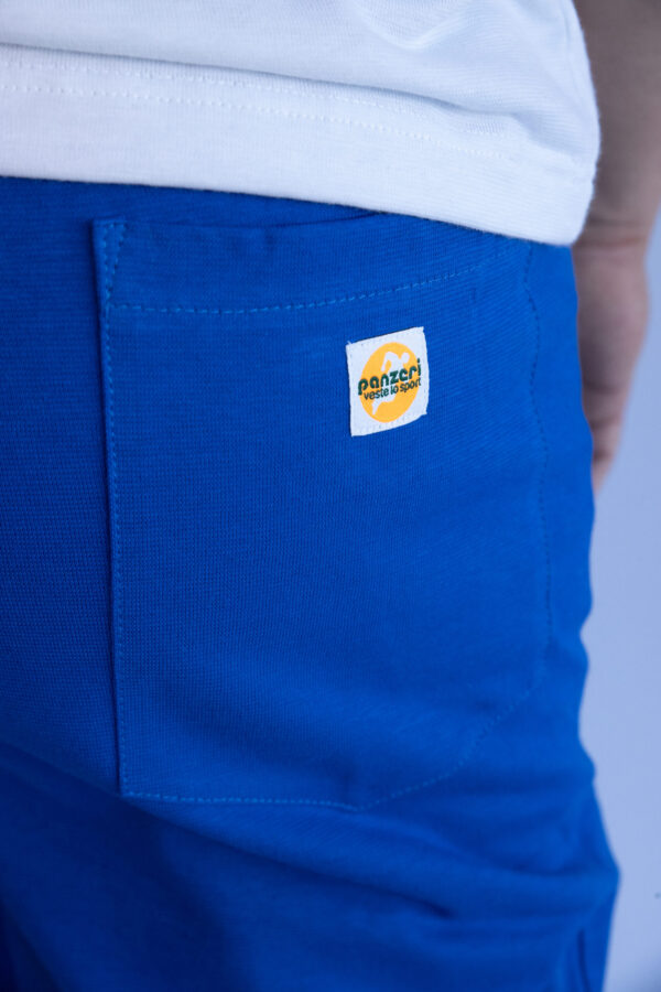Jogging Homme - Uni H - Bleu Roi / Blanc – Image 4