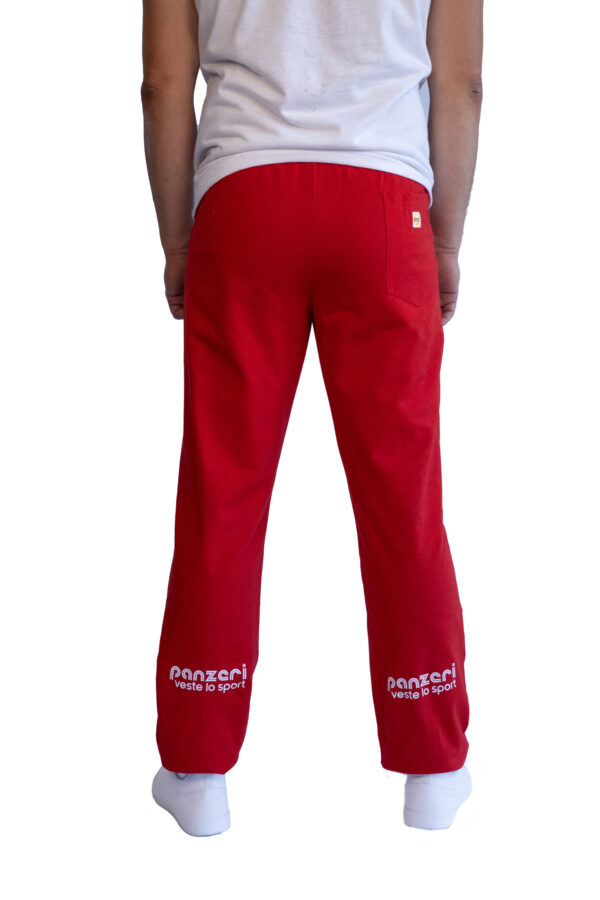 Jogging Homme - Uni H - Rouge / Blanc – Image 5