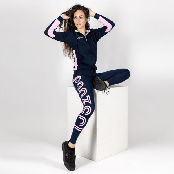 Legging De Sport - Joy T - Bleu Marine / Rose – Image 4