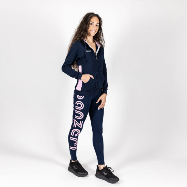 Legging De Sport - Joy T - Bleu Marine / Rose – Image 7