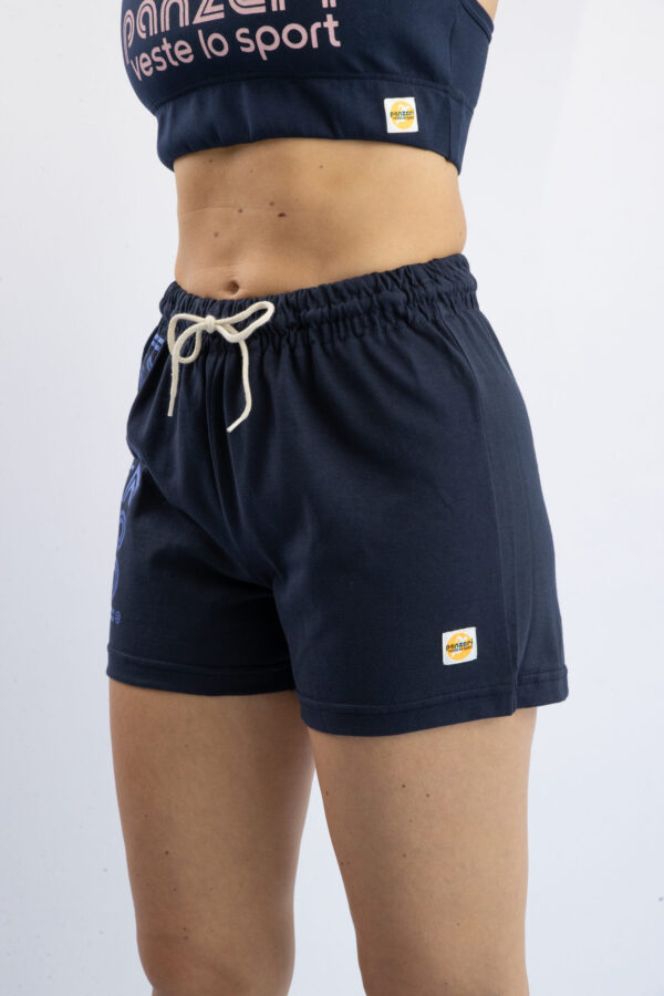 Short Femme - Uni A - Bleu Marine / Bleu Nacré – Image 5