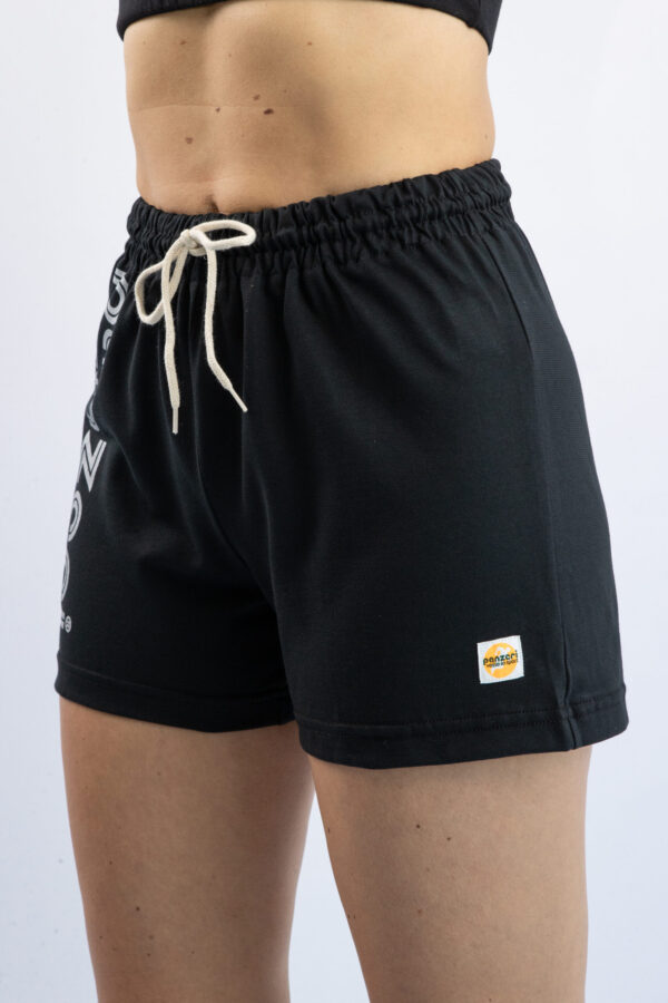 Short Femme - Uni A - Noir / Argent – Image 5