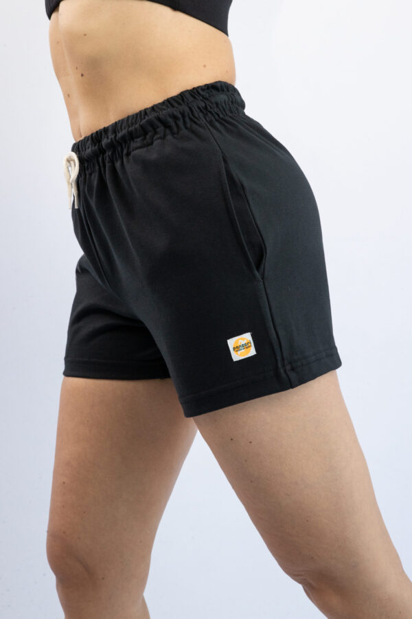 Short Femme - Uni A - Noir / Noir Nacré – Image 3