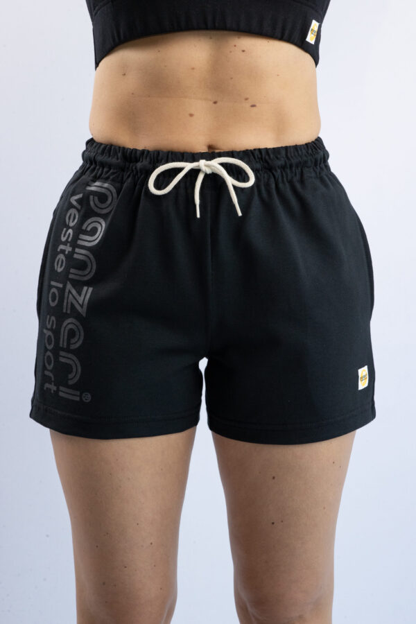 Short Femme - Uni A - Noir / Noir Nacré – Image 4