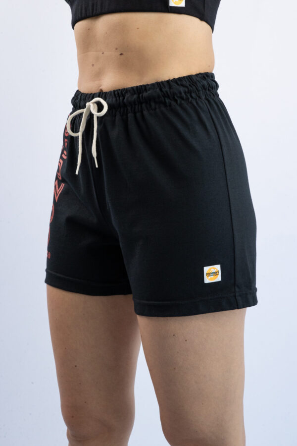 Short Femme - Uni A - Noir / Rouge – Image 5