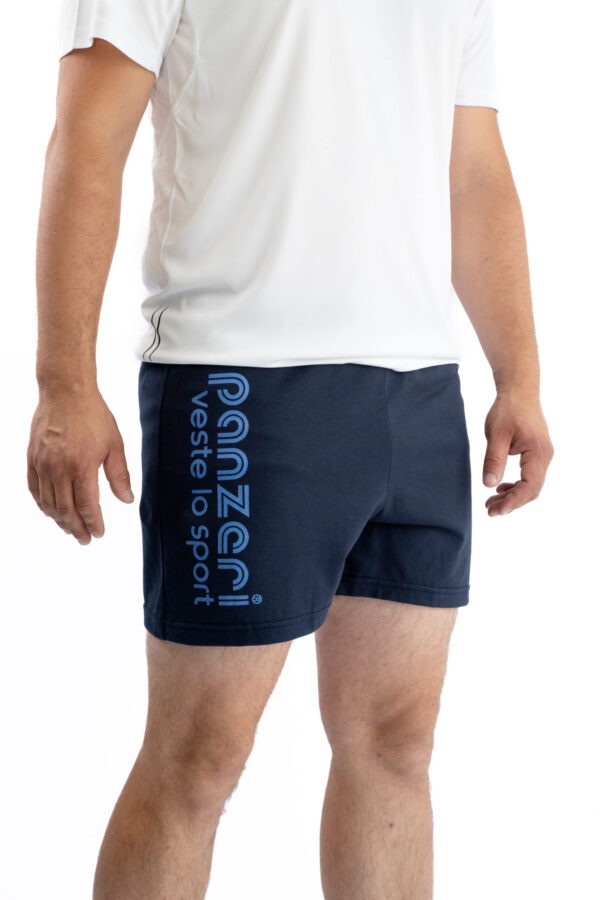 Short Homme - Uni A - Bleu Marine / Bleu Nacré - M