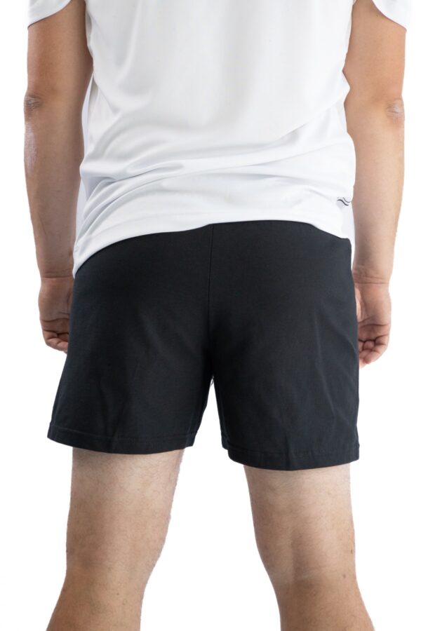 Short Homme - Uni A - Noir / Fuchsia Nacré – Image 3