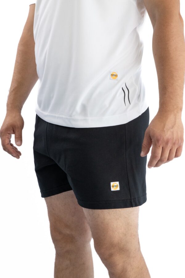Short Homme - Uni A - Noir / Fuchsia Nacré – Image 5