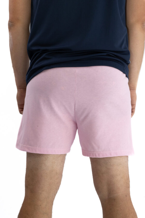 Short Homme - Uni A - Rose / Bleu Marine – Image 5