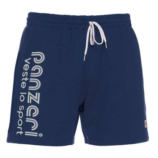 Short Mixte - Uni A - Bleu Marine / Gris - XS