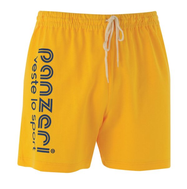 Short UNI A - Jaune / Bleu marine