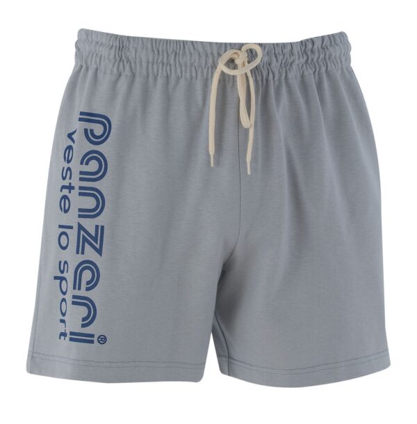 Short UNI A - Gris clair / Bleu marine - XS