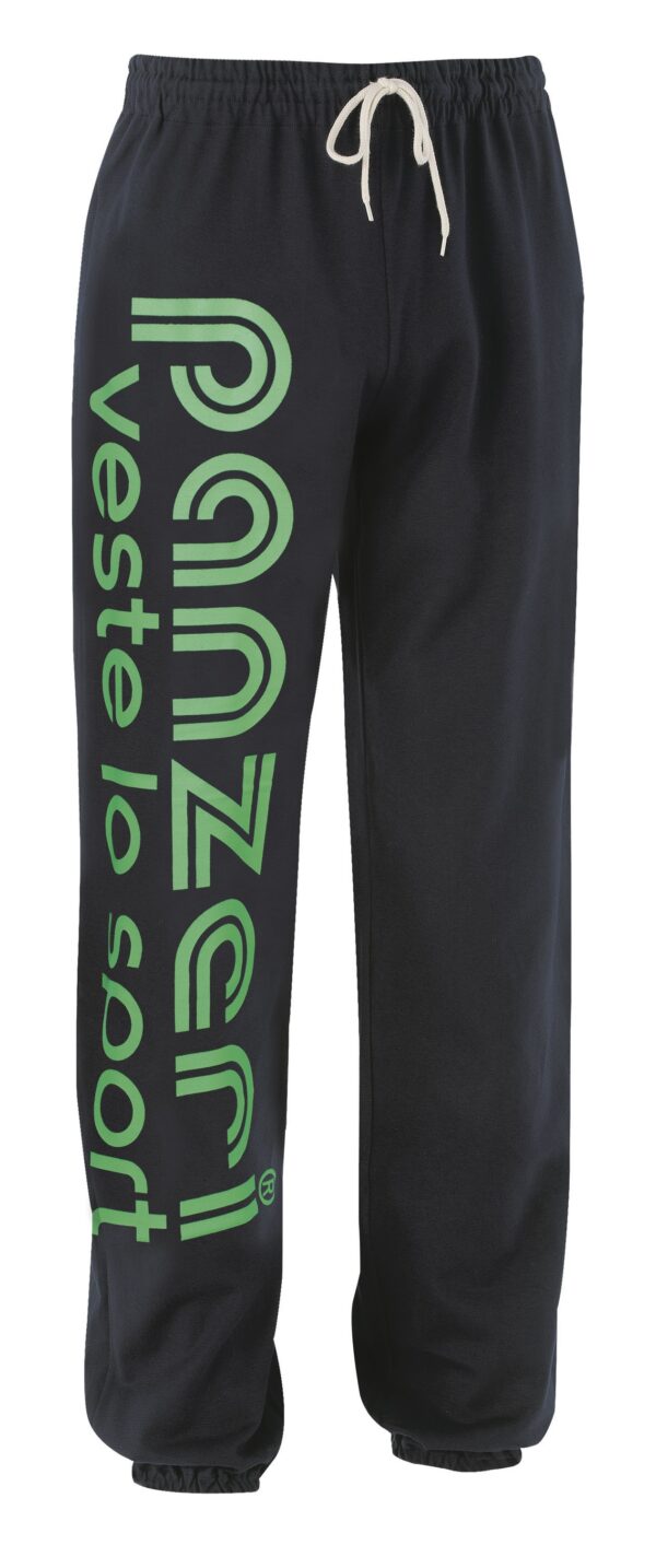 Jogging Uni H - Noir / Vert fluo