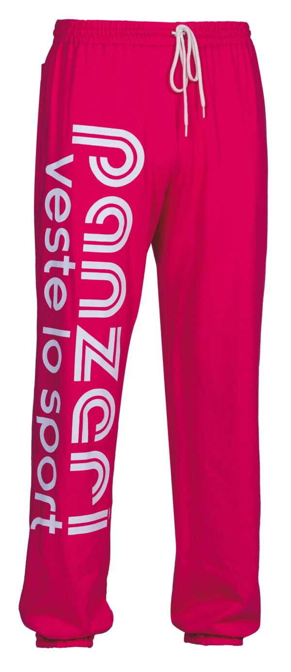 Jogging Uni H - Fuchsia / Blanc