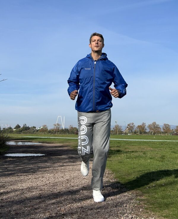 Pack : Coupe-Vent Bleu Roi + Jogging Uni H Gris Chiné