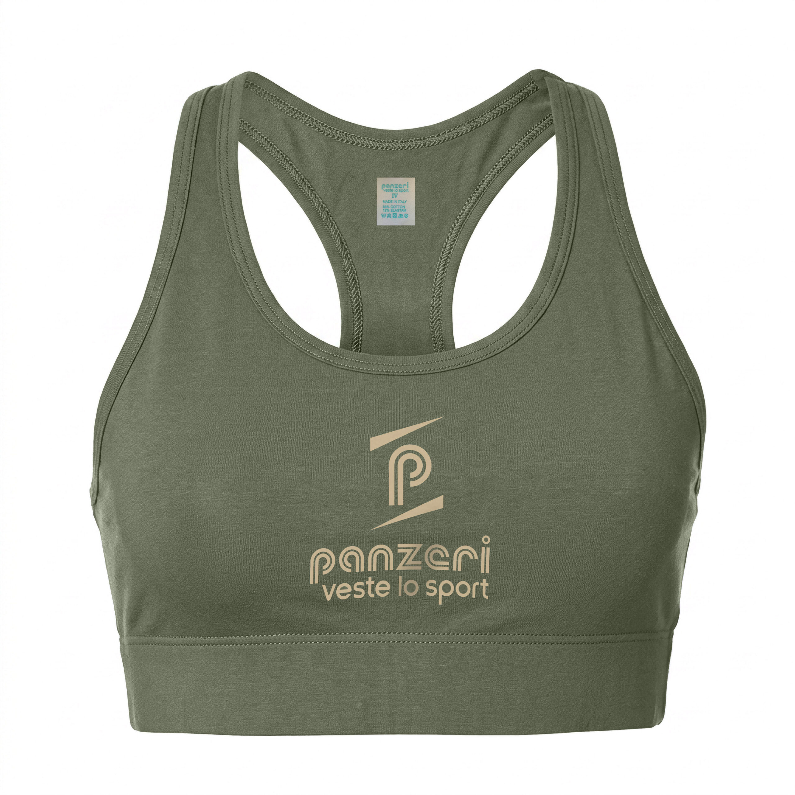 Brassière De Sport - Jazz X - Kaki / Beige – Image 2