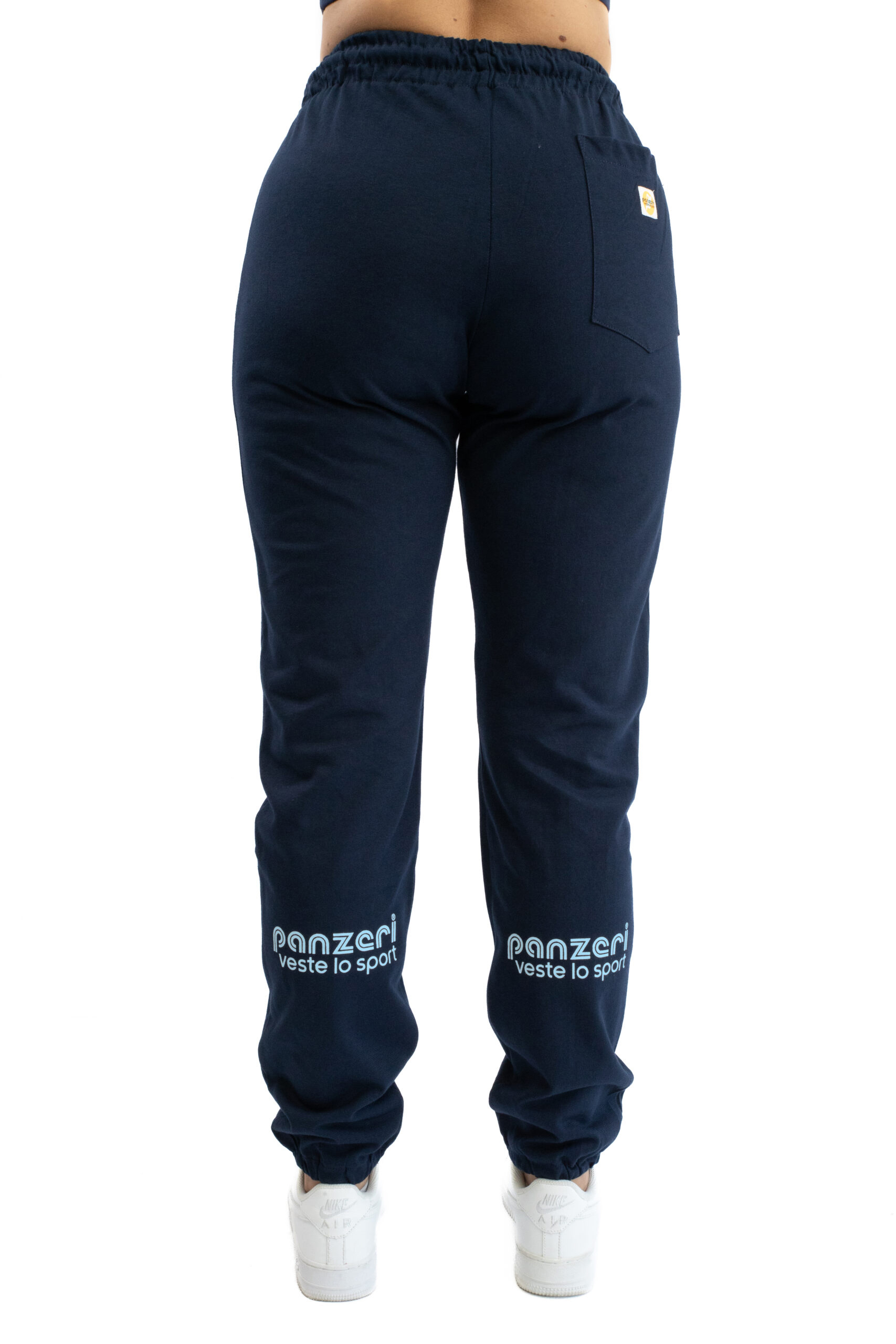 Jogging Femme - Uni H - Bleu Marine / Bleu ciel – Image 3