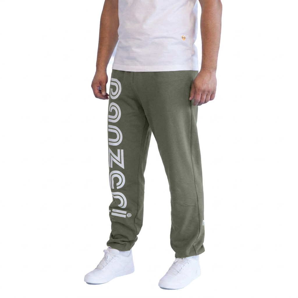 Jogging Homme - Uni H - Kaki / Blanc – Image 4