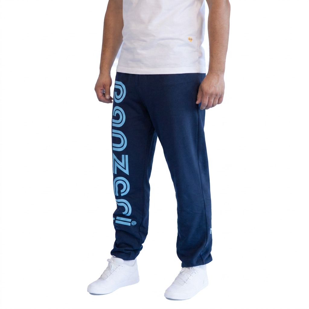 Jogging Homme - Uni H - Bleu Marine / Bleu ciel – Image 5