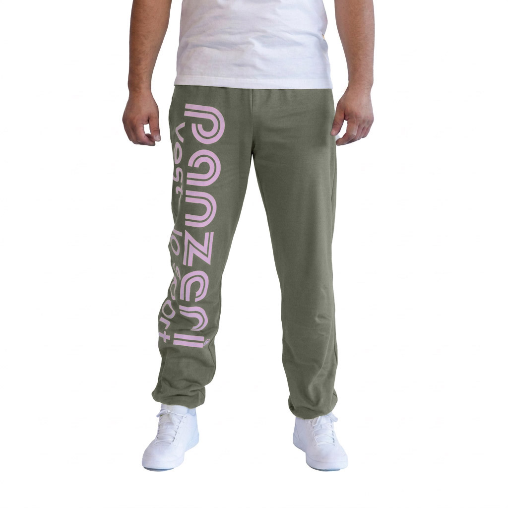 Jogging Homme - Uni H - Kaki / Rose – Image 2