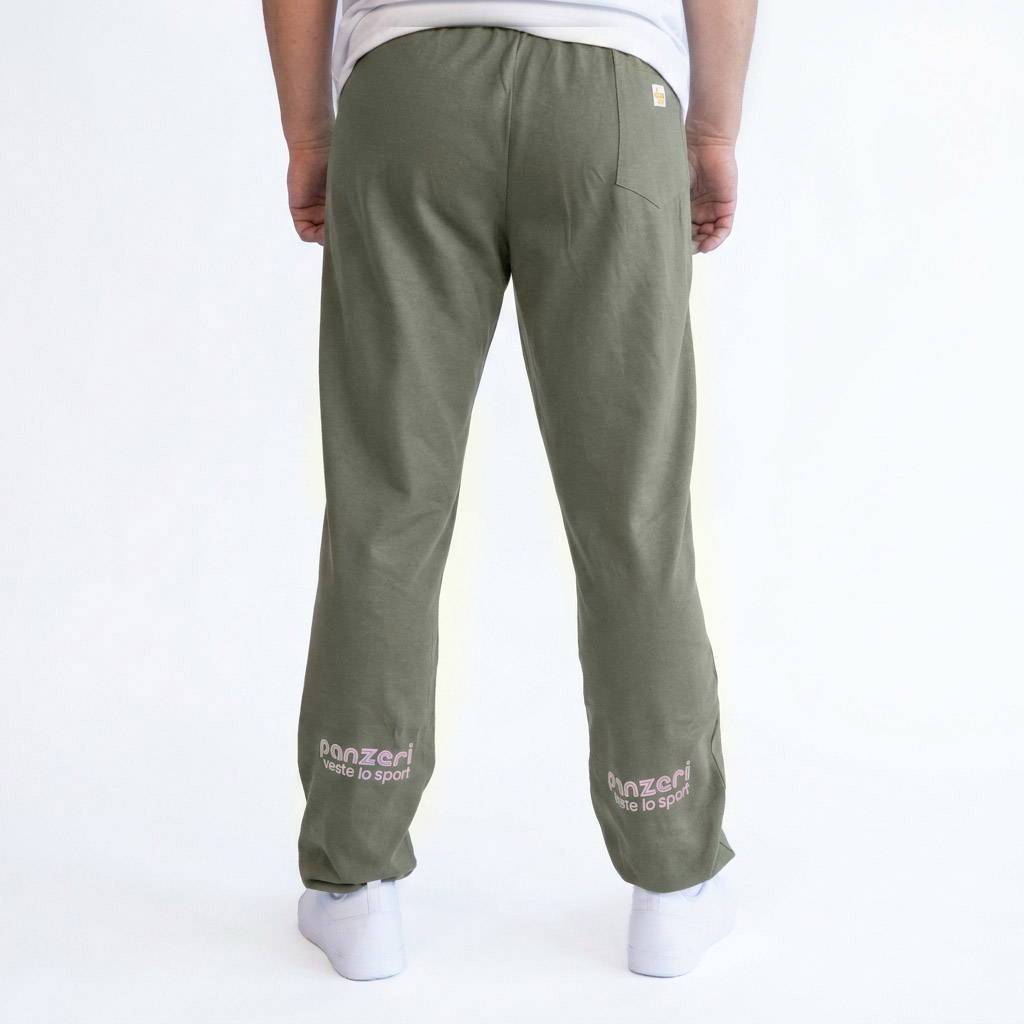 Jogging Homme - Uni H - Kaki / Rose – Image 4
