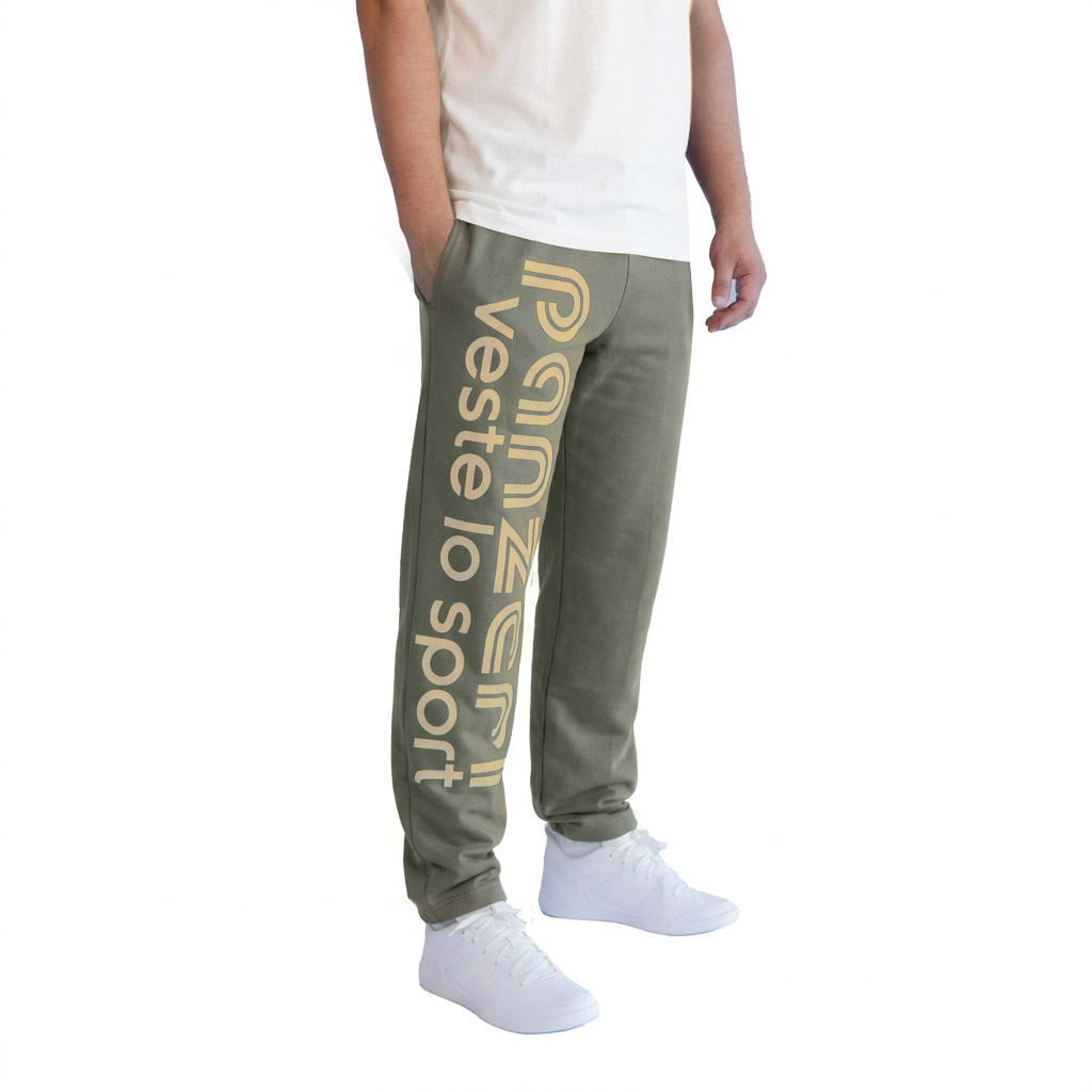 Jogging Homme - Park O - Kaki / Beige